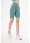 Biker Sporcu Şort - Mint Yeşil