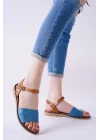 Cardi Mavi Cilt Sandalet