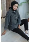Cepli Kot Ceket Siyah