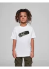 Çocuk Unisex Baskılı T-Shirt - Beyaz