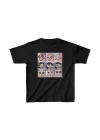 Çocuk Unisex Baskılı T-Shirt - Siyah