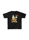 Çocuk Unisex Baskılı T-Shirt - Siyah
