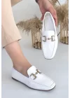 Guart Beyaz Rugan Babet Ayakkabı