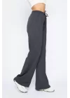 İki iplik Bol Paça Eşofman Pantalon - Antrasit