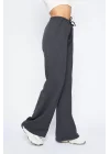 İki iplik Bol Paça Eşofman Pantalon - Antrasit