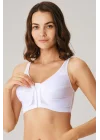 Kadın Toparlayıcı Minimizer Balensiz Desteksiz Dolgusuz Önden Açılan Sırt Destekli Medikal Sütyen (3651) Anıl