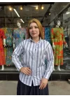 Kalın çizgili gömlek