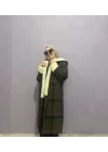 Kapşonlu kürklü kaban