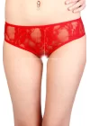 Kırmızı Özel Bölgesi Açık Fantazi Külot TM1156