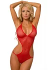 Kırmızı Tül Fantazi Babydoll TM1122