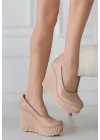 Klara Nude Cilt Doldu Topuk Ayakkabı