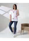 Kurdele baskılı tişört
