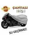 Motorsiklet Branda Miflonlu Su Geçirmez 4 Mevsim (125CC 150CC UYUMLU) - Gri