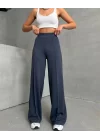 önü çımalı pantolon füme