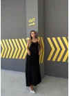 Piliseli uzun elbise