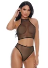 Siyah Transparan Fantazi Takım TM1123