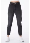 Slimfit mom jeans pantolon