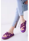Summer Mor Halat Sandalet