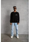 Üç İplik Biskilet Yaka Sweatshirt
