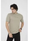 Unisex Bisiklet Yaka Slim fit T-Shirt- Açık Yeşil