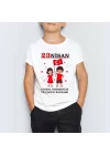 Unisex Çocuk Baskılı T-Shirt - Beyaz