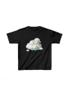 Unisex Çocuk Baskılı T-Shirt - Siyah