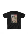 Unisex Çocuk Baskılı T-Shirt - Siyah