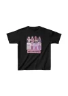 Unisex Çocuk Baskılı T-Shirt - Siyah