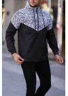 Unisex Kapüşonlu İçi Astarlı Yağmurluk - Siyah