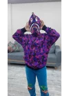 Unisex Pubg Bape x Shark Hoodie - Mor