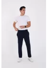 Unisex Üç İplik Basic Eşofman Pantolon - Lacivert