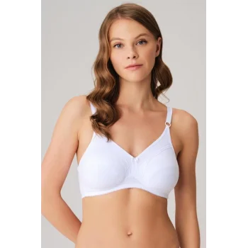 Kadın Pamuklu Balenli Desteksiz Dolgusuz Toparlayıcı Küçültücü Sütyen (3714)