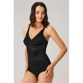 Kadın Toparlayıcı Vücut İnceltici Dikişli Alttan Kancalı Sıkı Badi Korse (5204)