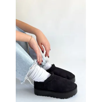 Mitay Siyah Süet Bot