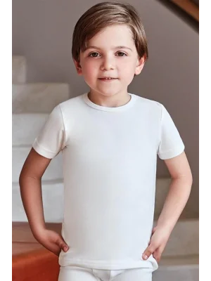 Uniseks Erkek/Kız Çocuk Termal Kısa Kol İçlik (2539)