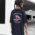 Çocuk Unisex Baskılı T-Shirt - Siyah