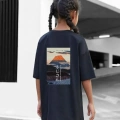Çocuk Unisex Baskılı T-Shirt - Siyah