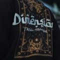 Erkek 3 iplik Pamuklu Bisiklet Yaka Baskılı SweatShirt - Siyah