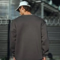 Erkek Bisiklet Yaka 3 iplik Pamuklu Basic SweatShirt  - Antrasit