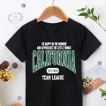 Erkek Çocuk Baskılı T-Shirt - Siyah