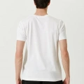 ERKEK  Tişört Basic Bisiklet Yaka Regular Kısa kol T-Shirt - Beyaz