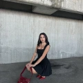 Kolsuz Mini Elbise- Siyah