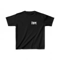 Unisex Çocuk Baskılı T-Shirt - Siyah