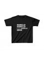 Unisex Çocuk Baskılı T-Shirt - Siyah