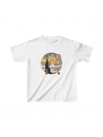 Çocuk Unisex Baskılı T-Shirt - Beyaz