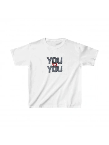 Unisex Çocuk Baskılı - Beyaz
