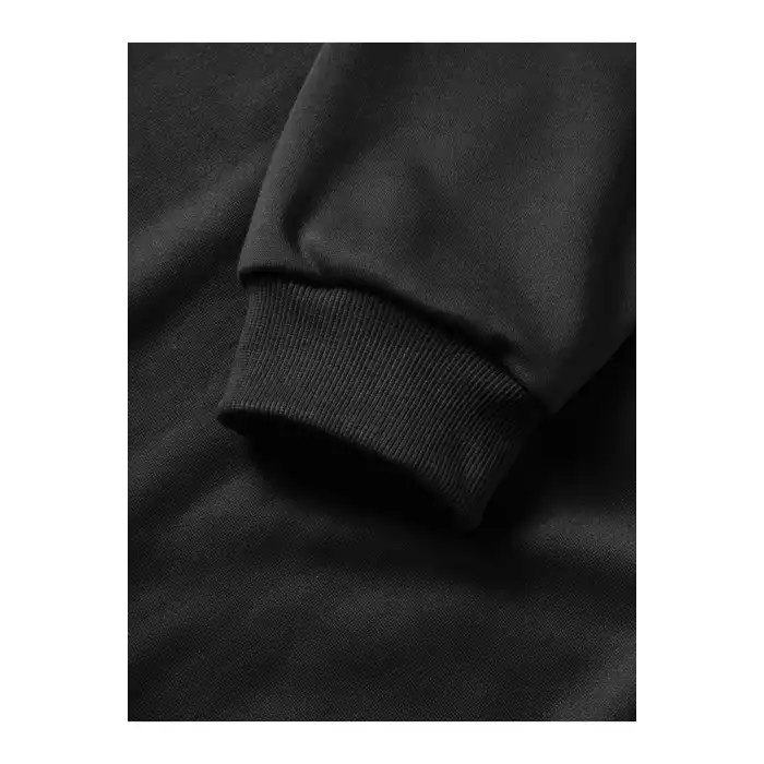 10 Kasıma Özel Üç İplik Kapüşonlu Baskılı SweatShirt - Siyah