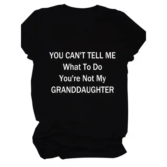 20/1 Penye Compack Baskılı Oversize Kısa Kol Bisiklet Yaka T-shirt - Siyah