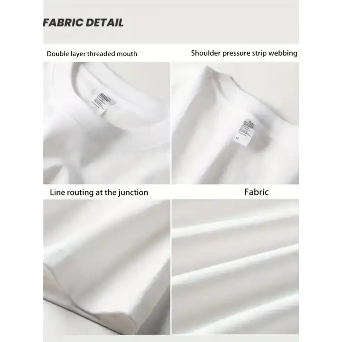 AICG Ön Arka Baskılı Bisiklet Yaka Kadın Oversize Bisiklet Yaka T-shirt - Beyaz