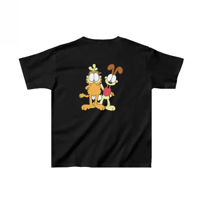 Çocuk Unisex Baskılı T-Shirt - Siyah